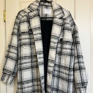 Old Navy Oversized Plaid Shaket - Small